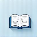 Icon representing a book or knowledge repository.